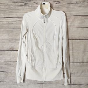 Lululemon White zip jacket - 8
